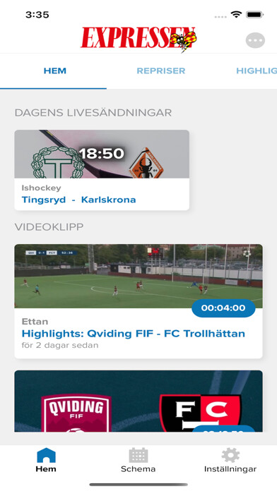 Emulate iPhone app Expressen Livesport using MyAndroid Emulate iPhone app Expressen Livesport using MyAndroid