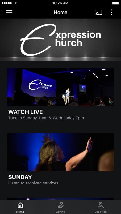 Emulate iPhone app Expression Church App using MyAndroid Emulate iPhone app Expression Church App using MyAndroid