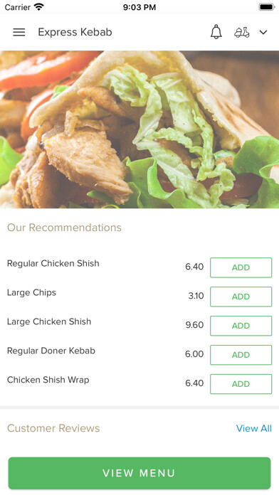 Emulate iPhone app Express Kebab using MyAndroid Emulate iPhone app Express Kebab using MyAndroid