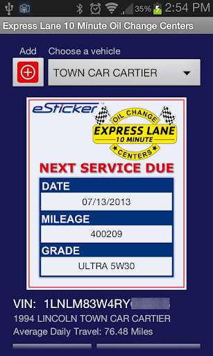 Run android online APK Express Lane 10 Min Oil Change from MyAndroid or emulate Express Lane 10 Min Oil Change using MyAndroid