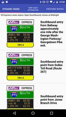 Emulate Android APK Express Lanes Images