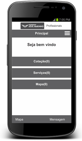 Run android online APK Expresso Azul Marinho  - Profissional from MyAndroid or emulate Expresso Azul Marinho  - Profissional using MyAndroid