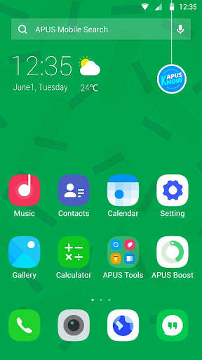 Run android online APK Exquisite simple fashion APUS Launcher  theme from MyAndroid or emulate Exquisite simple fashion APUS Launcher  theme using MyAndroid