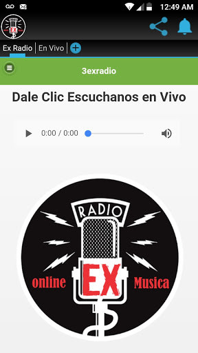 Run android online APK Ex Radio from MyAndroid or emulate Ex Radio using MyAndroid