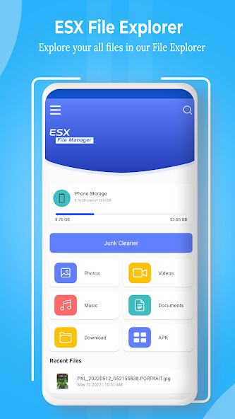 Run android online APK EXS File Manager,File Explorer from MyAndroid or emulate EXS File Manager,File Explorer using MyAndroid