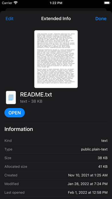 Emulate iPhone app Extended File Info using MyAndroid Emulate iPhone app Extended File Info using MyAndroid