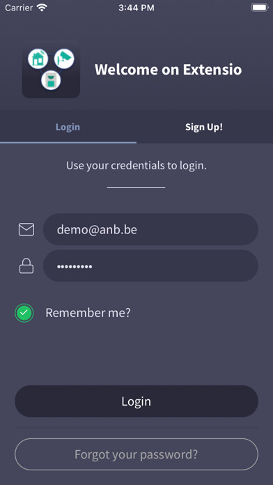 Emulate iPhone app Extensio using MyAndroid