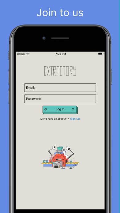 Emulate iPhone app Extractory - Augmented Reality using MyAndroid