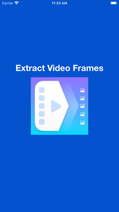 Emulate iPhone app Extract Video Frames using MyAndroid