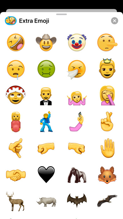 Emulate iPhone app Extra Emoji Smiley Stickers using MyAndroid Emulate iPhone app Extra Emoji Smiley Stickers using MyAndroid