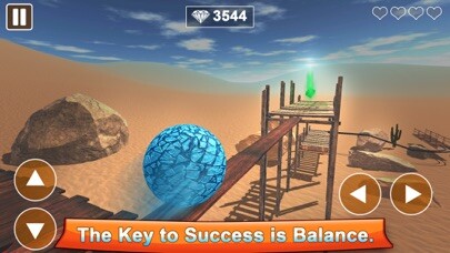 Emulate iPhone app Extreme Balancer Roller Ball using MyAndroid