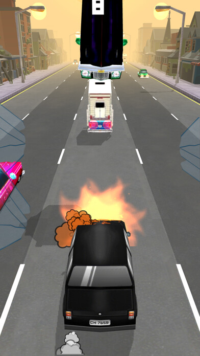 Emulate iPhone app extreme car racing chase race crashing games using MyAndroid Emulate iPhone app extreme car racing chase race crashing games using MyAndroid