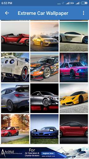 Emulate Android APK Extreme Car Wallpaper