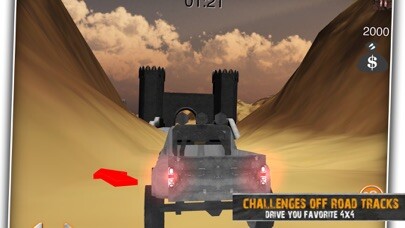 Emulate iPhone app Extreme Hill SUV Driving using MyAndroid