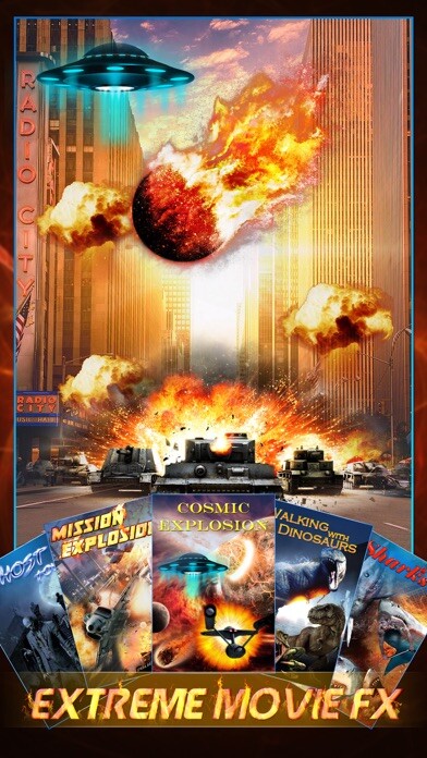 Emulate iPhone app Extreme Movie FX - Hollywood Style Special Effect.s Creator & Super.impose Sticker Editor using MyAndroid