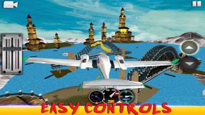 Emulate iPhone app Extreme Plane Stunts Simulator - Air Flying 3D using MyAndroid