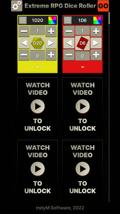Emulate iPhone app Extreme RPG Dice Roller using MyAndroid Emulate iPhone app Extreme RPG Dice Roller using MyAndroid