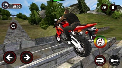 Emulate iPhone app Extreme Stunt Bike Challenge using MyAndroid