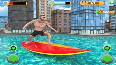 Emulate iPhone app Extreme Water Surfer Flip Dive using MyAndroid