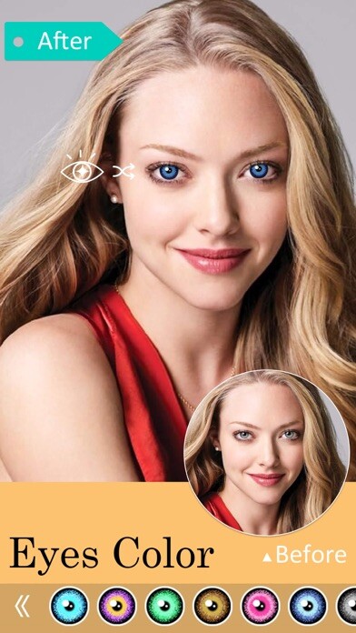 Emulate iPhone app Eye Booth - Eye Color Changer using MyAndroid Emulate iPhone app Eye Booth - Eye Color Changer using MyAndroid