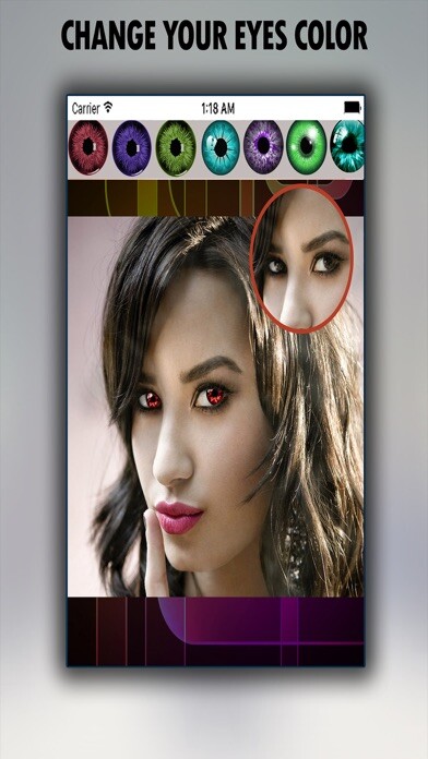 Emulate iPhone app Eye Color Photo Editor - Colorful Pupil Effects and Eyes using MyAndroid