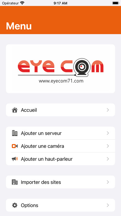 Emulate iPhone app Eye Com using MyAndroid