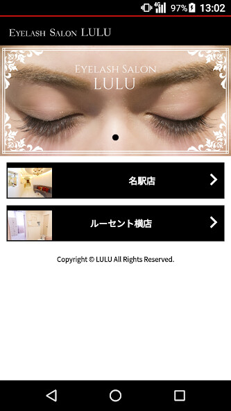 Run android online APK Eyelash Salon LULU(ルル)公式アプリ from MyAndroid or emulate Eyelash Salon LULU(ルル)公式アプリ using MyAndroid Run android online APK Eyelash Salon LULU(ルル)公式アプリ from MyAndroid or emulate Eyelash Salon LULU(ルル)公式アプリ using MyAndroid