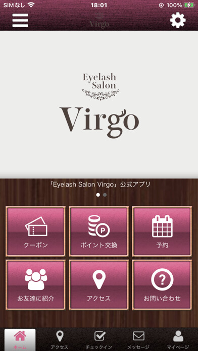 Emulate iPhone app Eyelash Salon Virgo using MyAndroid Emulate iPhone app Eyelash Salon Virgo using MyAndroid