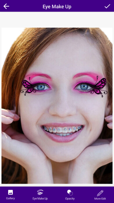 Emulate iPhone app Eye Make Up Camera Photo Editor using MyAndroid Emulate iPhone app Eye Make Up Camera Photo Editor using MyAndroid