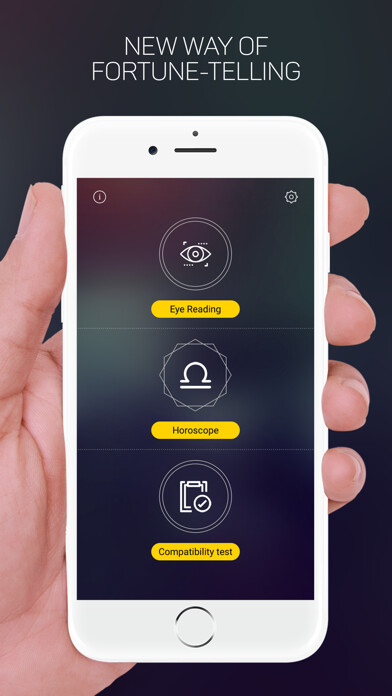 Emulate iPhone app Eye Reader - Fortune Teller using MyAndroid