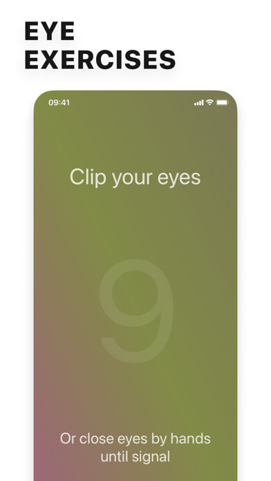 Emulate iPhone app Eye Relax: Vision Exercise Set using MyAndroid