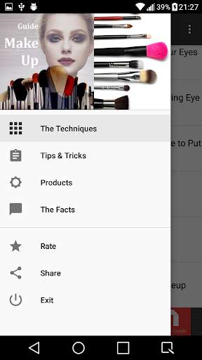 Run android online APK Eyes Make Up guide from MyAndroid or emulate Eyes Make Up guide using MyAndroid