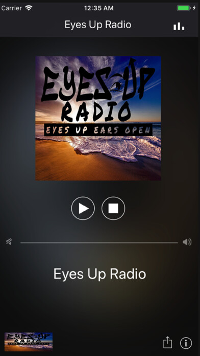 Emulate iPhone app Eyes Up Radio using MyAndroid Emulate iPhone app Eyes Up Radio using MyAndroid