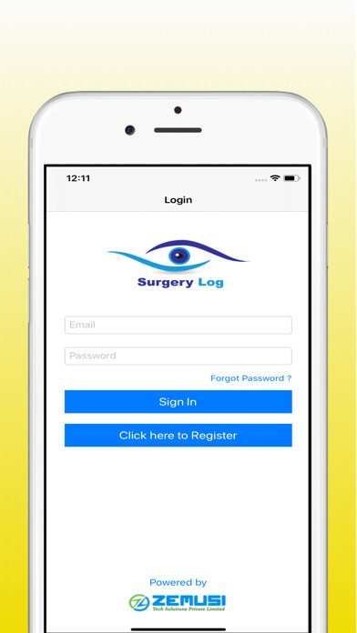 Emulate iPhone app Eye Surgery Log using MyAndroid Emulate iPhone app Eye Surgery Log using MyAndroid