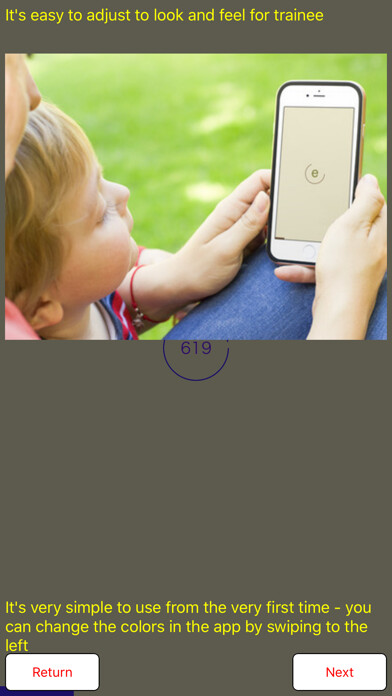 Emulate iPhone app EyeTrainer using MyAndroid