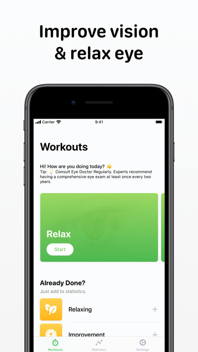 Emulate iPhone app Eye Workout: Eyesight Exercise using MyAndroid Emulate iPhone app Eye Workout: Eyesight Exercise using MyAndroid