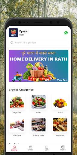 Run android online APK Eyoex - Online Vegetable & Food , Home Delivery from MyAndroid or emulate Eyoex - Online Vegetable & Food , Home Delivery using MyAndroid