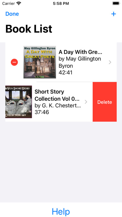 Emulate iPhone app EZ Audiobook Player using MyAndroid
