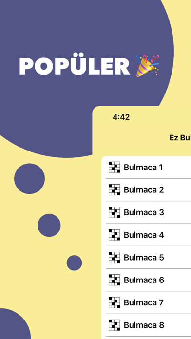 Emulate iPhone app Ez Bulmaca: Kare Bulmaca using MyAndroid