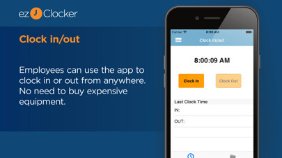 Emulate iPhone app ezClocker: Employee Time Track using MyAndroid Emulate iPhone app ezClocker: Employee Time Track using MyAndroid