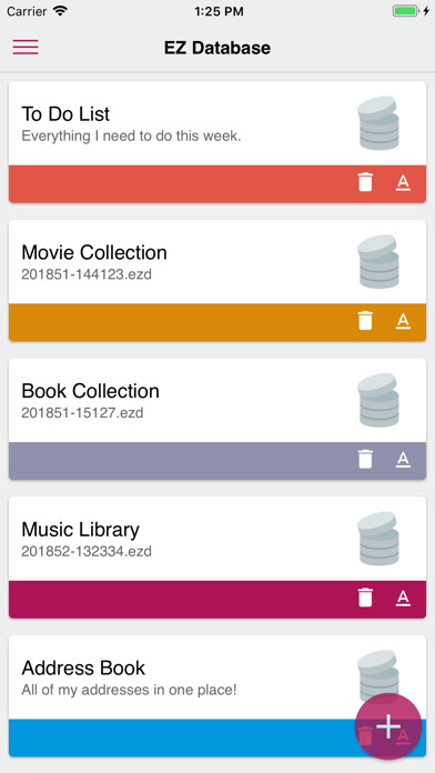 Emulate iPhone app EZ Database using MyAndroid Emulate iPhone app EZ Database using MyAndroid