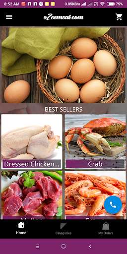 Run android online APK eZeemeat from MyAndroid or emulate eZeemeat using MyAndroid