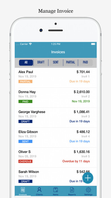 Emulate iPhone app EZ Invoice - Simple Invoicing using MyAndroid Emulate iPhone app EZ Invoice - Simple Invoicing using MyAndroid