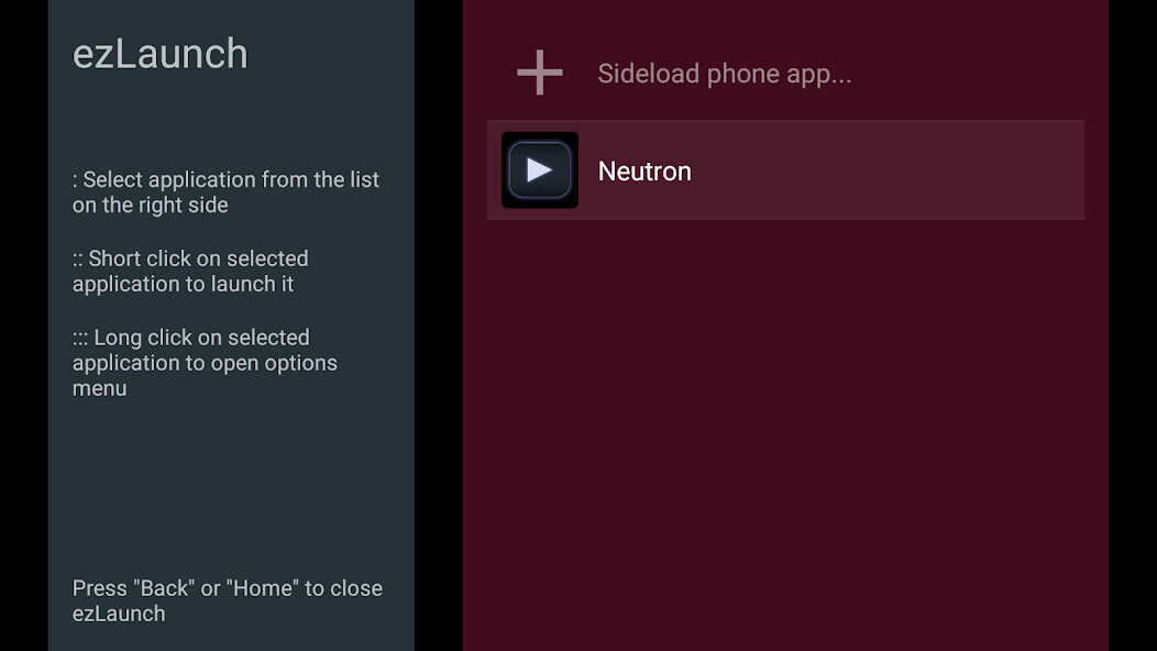 Run android online APK ezLaunch from MyAndroid or emulate ezLaunch using MyAndroid
