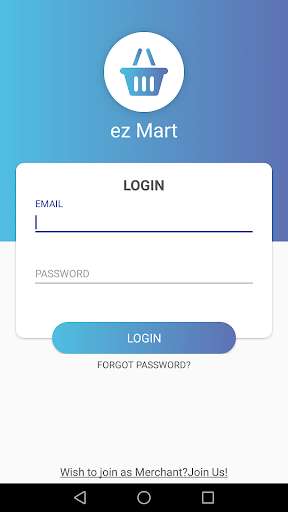 Emulate Android APK Ezmart Merchant