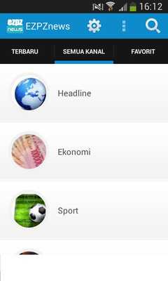 Emulate Android APK EZPZnews - Dengerin Berita
