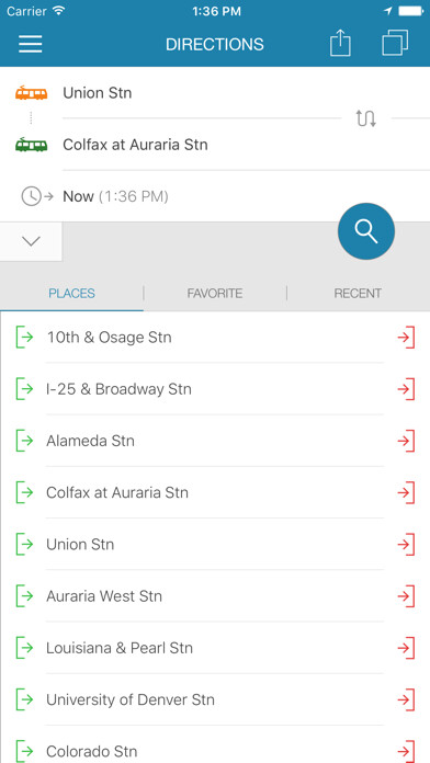 Emulate iPhone app ezRide Denver RTD - Transit Directions for Bus and Light Rail including Offline Planner using MyAndroid Emulate iPhone app ezRide Denver RTD - Transit Directions for Bus and Light Rail including Offline Planner using MyAndroid