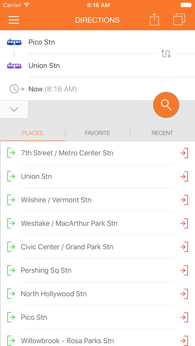 Emulate iPhone app ezRide LA METRO - Transit Directions for Bus, Subway and Light Rail including Offline Planner using MyAndroid Emulate iPhone app ezRide LA METRO - Transit Directions for Bus, Subway and Light Rail including Offline Planner using MyAndroid