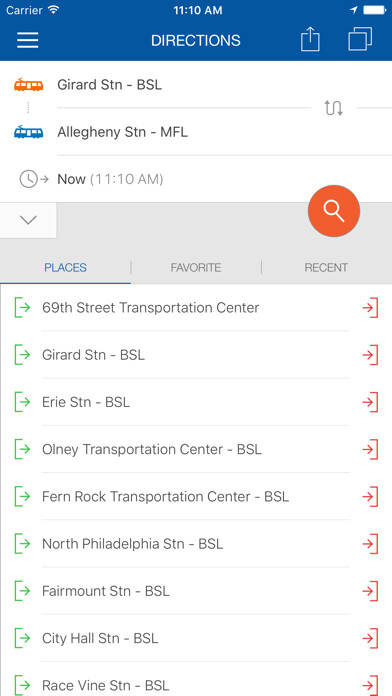 Emulate iPhone app ezRide Philadelphia SEPTA - Transit Directions for Bus, Subway and Rail including Offline Planner using MyAndroid Emulate iPhone app ezRide Philadelphia SEPTA - Transit Directions for Bus, Subway and Rail including Offline Planner using MyAndroid
