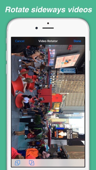 Emulate iPhone app EzRotator - Rotate video using MyAndroid